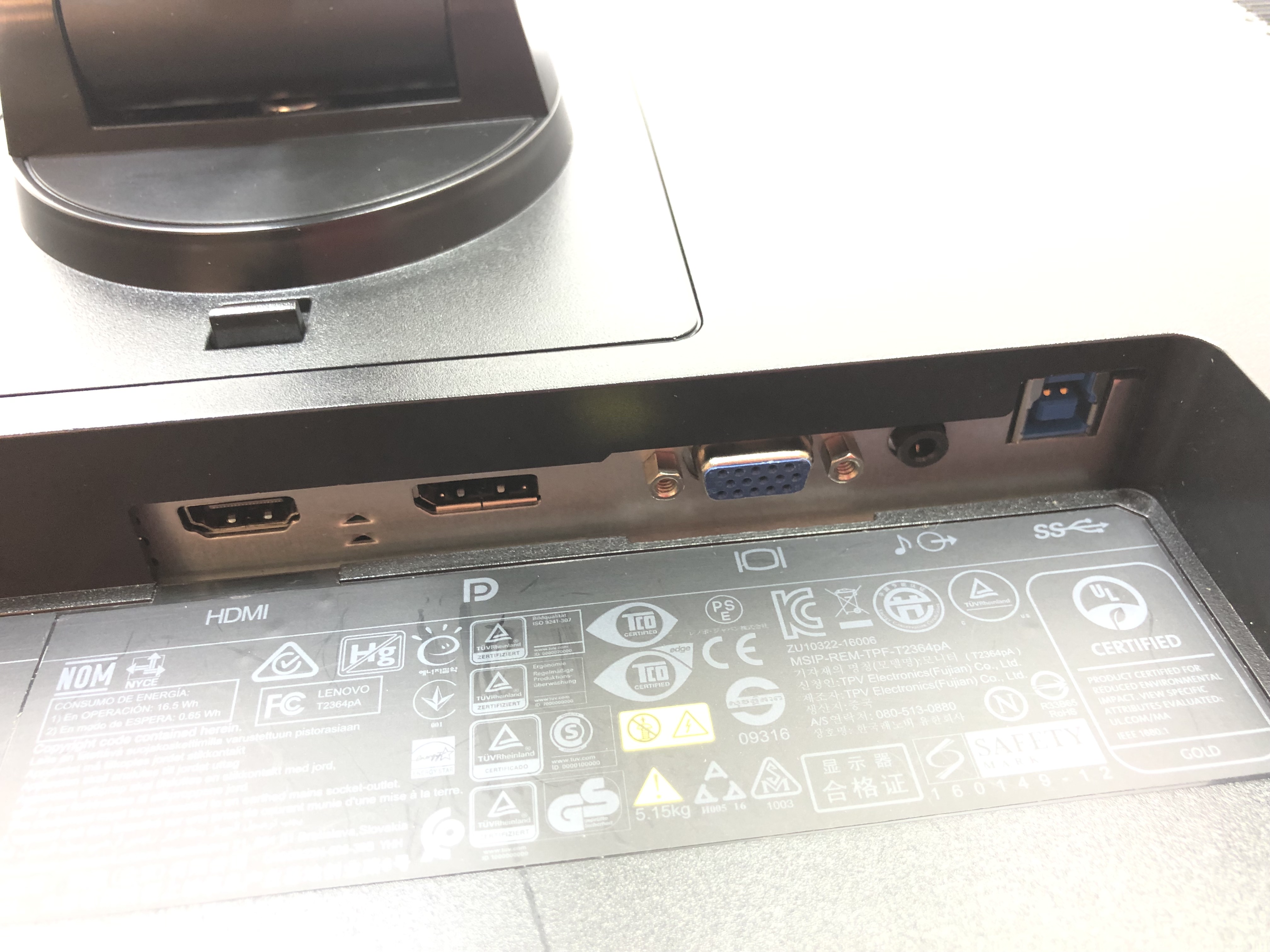 Refurbished Lenovo ThinkVision T23i-10 LED Monitor