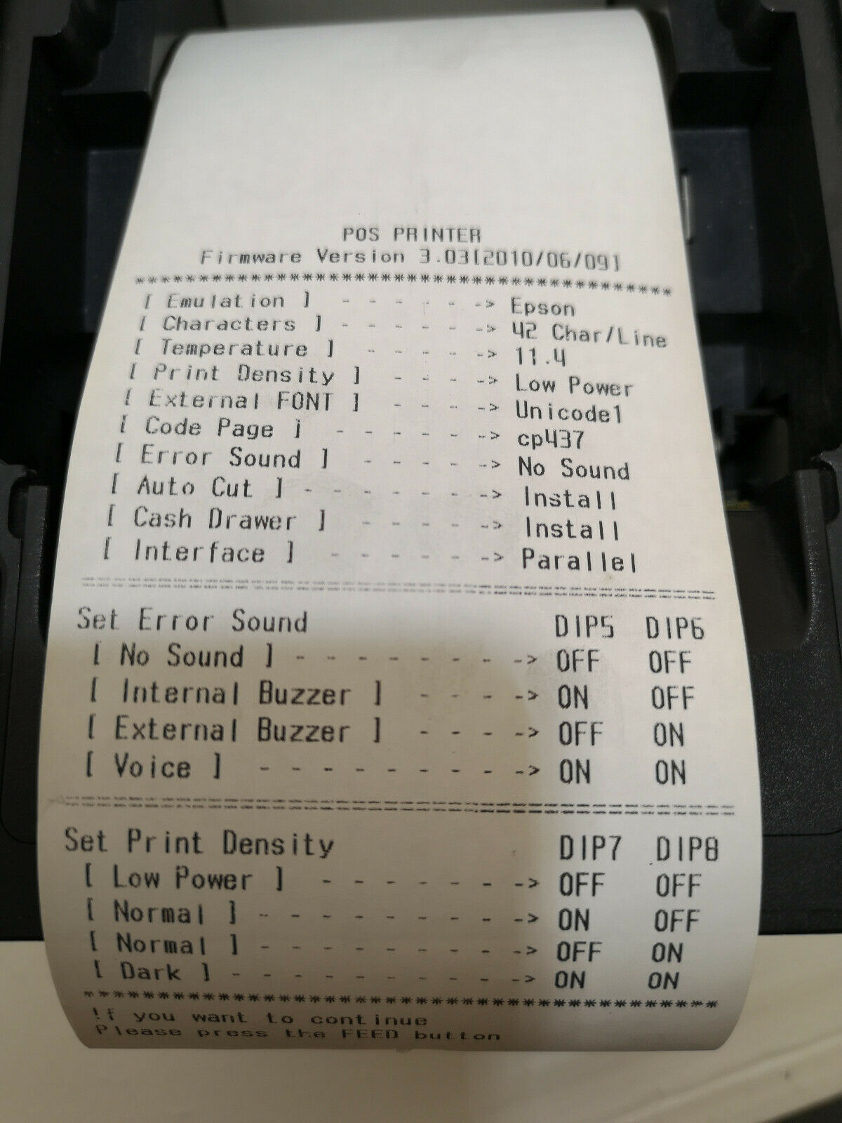 Refurbished POS Bank A10 Receipt Printer